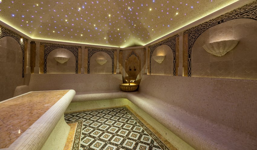 Каменная отделка хамама