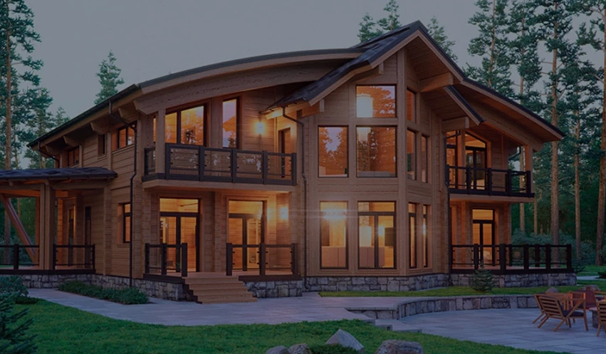 Дома из клееного бруса